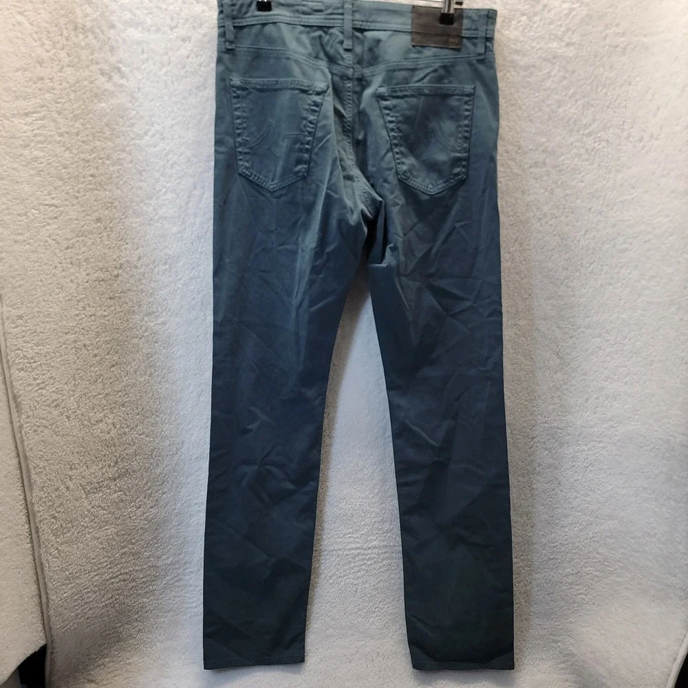 AG Adriano Goldschmied Mens The Graduate Tailored Leg Pants Tech Work Blue 32x34